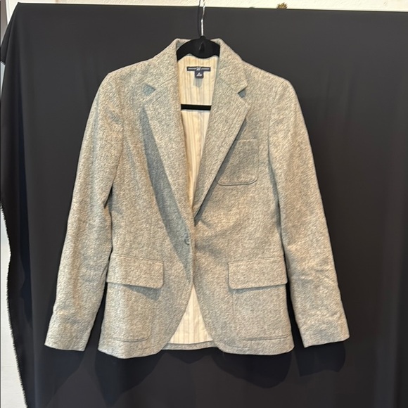 Women's Gap Wool Blend Gray Blazer, size 10 - Picture 1 of 10